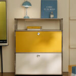 Customized Metal Stainless Storage Cabinet Stainless Steel Metal Sideboard Cabinet Dresser For Bedroom Modern Furniture