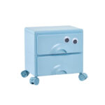 Modern Plastic Storage Cabinet ,Kids Nightstand Bedroom Bedside Cabinet,Mini Movable storage cabinet for Living Room Kitchen