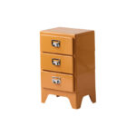 Modern Nightstand with Drawers, Small Sofa Side Table Storage Cabinet, Creative Bedside Organizer for Bedroom Living Room