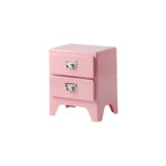 Small Bedside Nightstand with Storage Drawers, Multi-Purpose Sofa Side Cabinet, Minimalist End Table for Living Room Kids Room