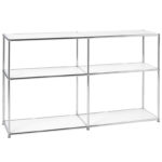 ShelfNordic Floor-to-ceiling Multi-storey BookshelfModern Stainless Steel Wrought Iron Shelf Modular Combination Cabinet