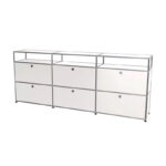 Modular Combination Sideboard, Stainless Steel Storage Sideboard, Storage TV Cabinet