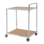 Sofa Side Table, Side Cabinet, Living Room, Modern Minimalist Wrought Iron Creative Snack Trolley, Movable Coffee Table