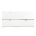 Nordic Modern 4 Doors Design Combinate Metal Stainless Steel Storage Modular Wine Cabinet for Living Room Bedroom TV Stand