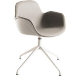 Microfiber Gaslift Office Study Chair With Wheels Leather for Living Room Home Furniture Use