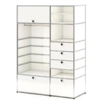 Adult Wardrobe, Stainless Steel, Home Bedroom Storage, Combination Storage Cabinet, Formaldehyde-free Custom Wardrobe