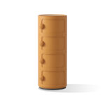 Nordic Round Bedside Table, Children's Home Bedroom Storage Cabinet, Snack Cabinet