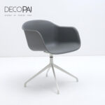 The PP's Based seat aluminum modern famous leisure chair sofa chair for coffee restaurant study room set Chair